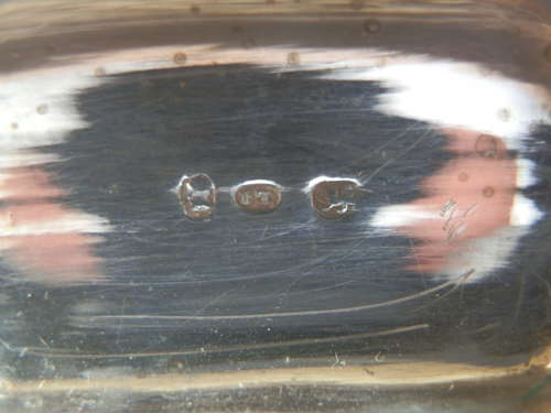 A scarce George IV silver nutmeg grater, Joseph Taylor 1821