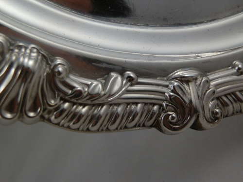 Scottish George III silver salver, Edinburgh 1812