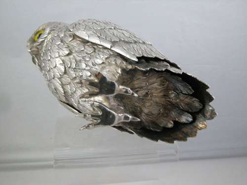 Silver Owl ornament, London, 1968