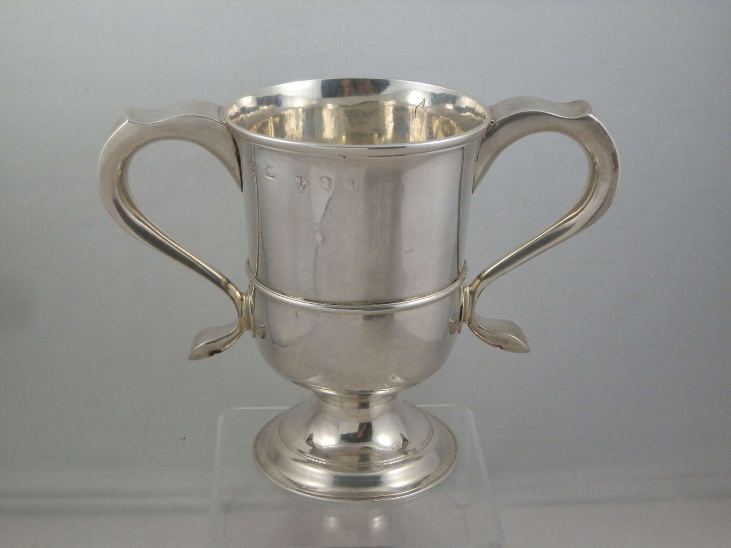 George III Newcastle silver loving cup, c.1780