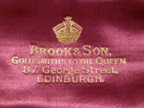 Victorian Scottish silver napkin rings, Edinburgh 1891