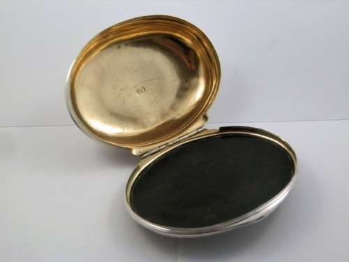 George II silver and Tortoise shell snuff box, c.1750