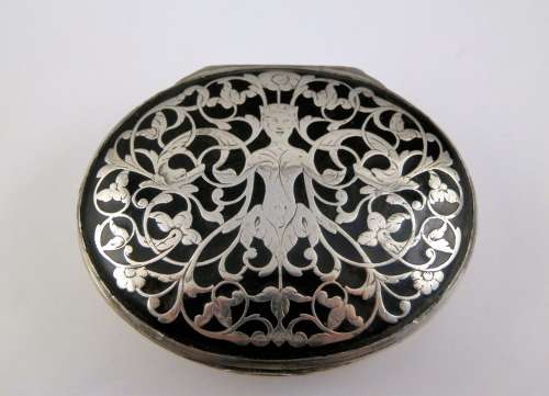 George II silver and Tortoise shell snuff box, c.1750