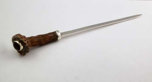 Scottish antler letter opener, Edinburgh 1971