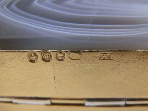 Samson Mordan silver gilt vinaigrette, London 1865