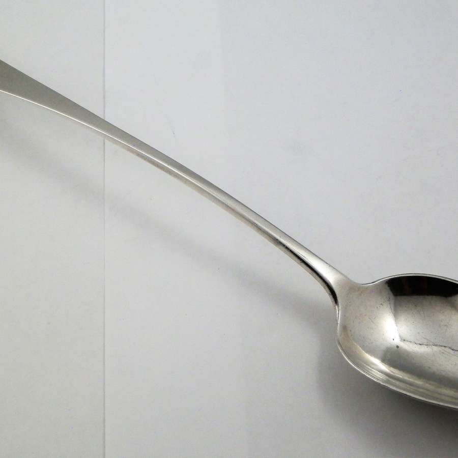 Irish provincial silver basting spoon, Cork c.1795