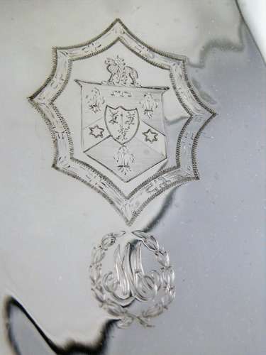 George III large silver basket, London 1788
