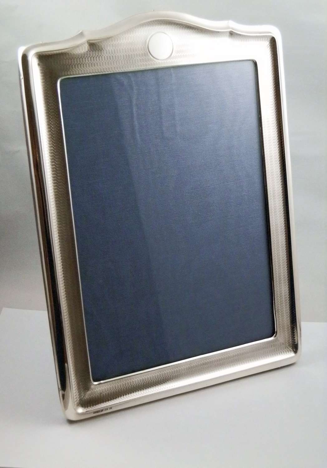 Edwardian silver A4 picture frame, 1910