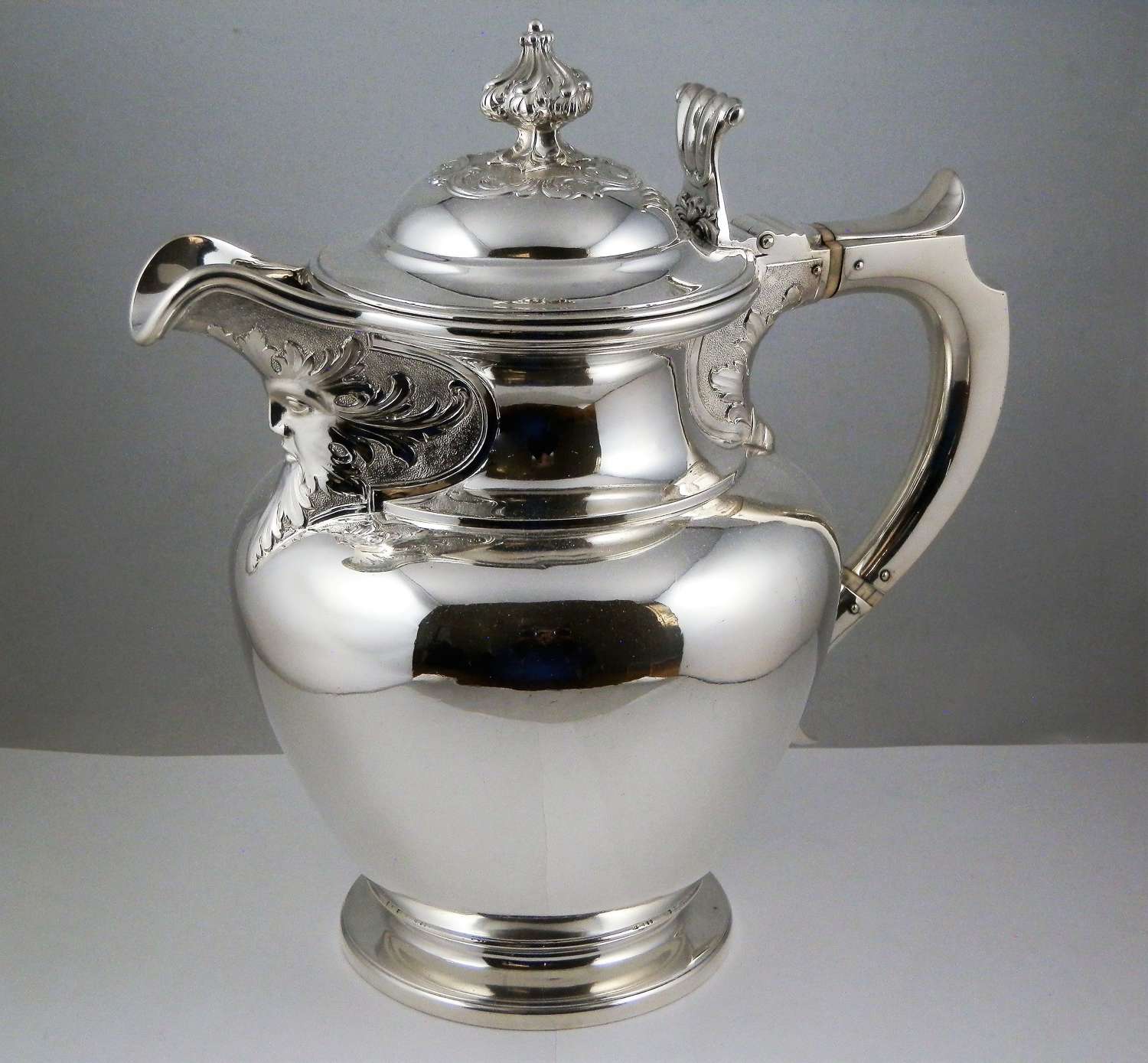 William IV very large Scottish Silver beer jug. 1836