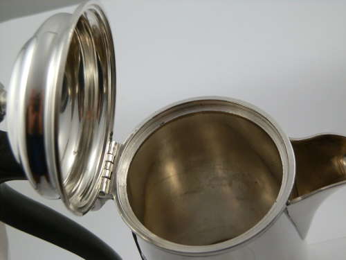Georgian style silver coffee pot, Sheffield 1912