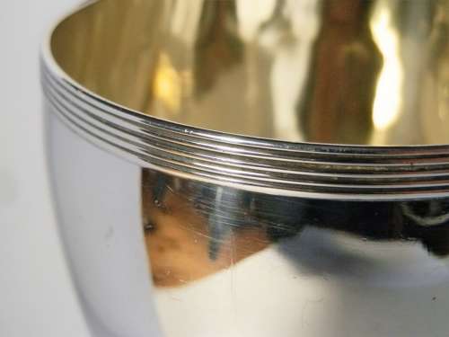George III silver wine goblet, Charles Aldridge 1789