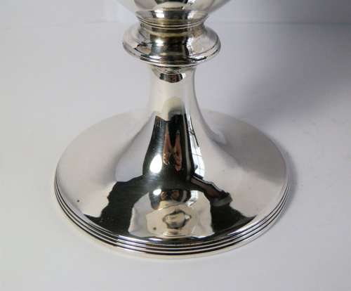 George III silver wine goblet, Charles Aldridge 1789