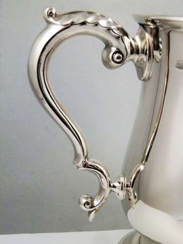 George V silver 1 pint tankard, Birmingham 1934