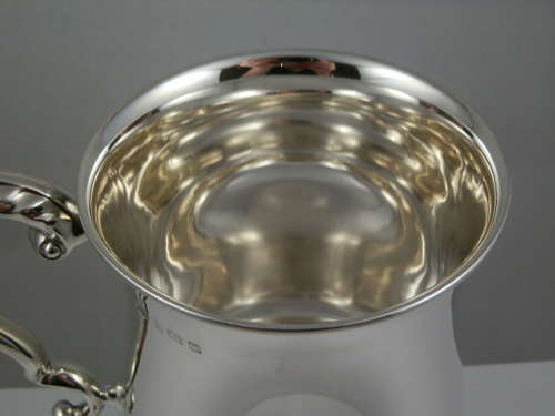 George V silver 1 pint tankard, Birmingham 1934