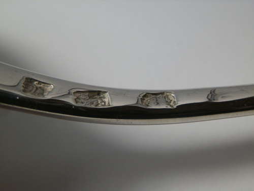 George II silver soup ladle, Ebenezer Coker, London 1748