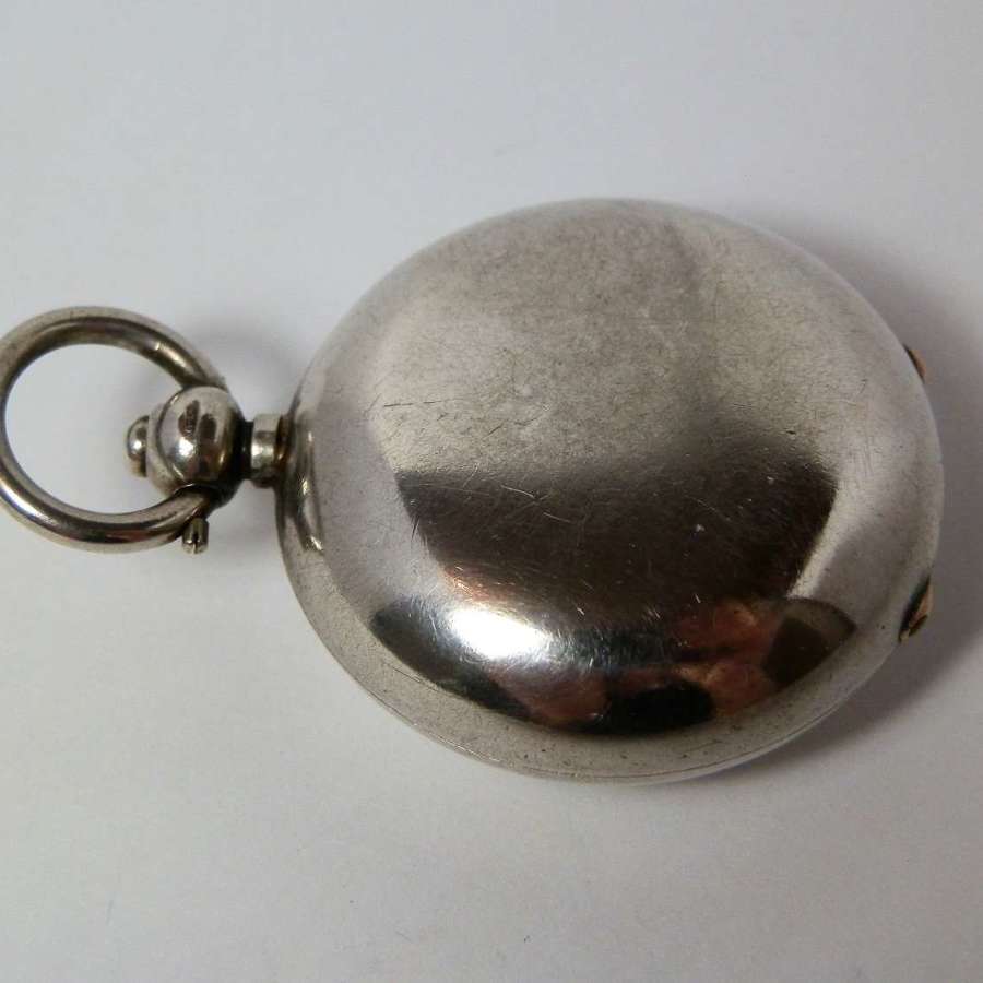 Edwardian silver sovereign holder, Birmingham 1911/12