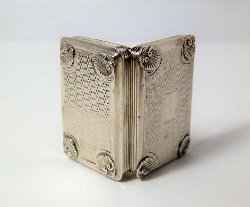 William IV silver vinaigrette, Wm Steen, Birmingham 1831