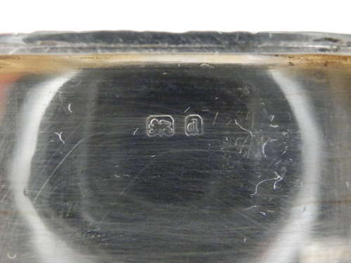 An Edwardian silver snuff box by Joseph Gloster, Birmingham 1903