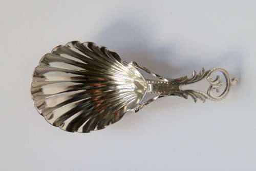 George III silver caddy spoon, William Bennett, London, c 1801