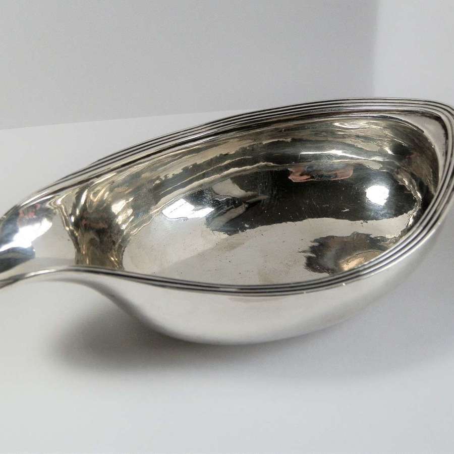 A George III silver pap boat or feeder, Wm Eaton London 1809