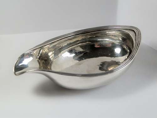 A George III silver pap boat or feeder, Wm Eaton London 1809