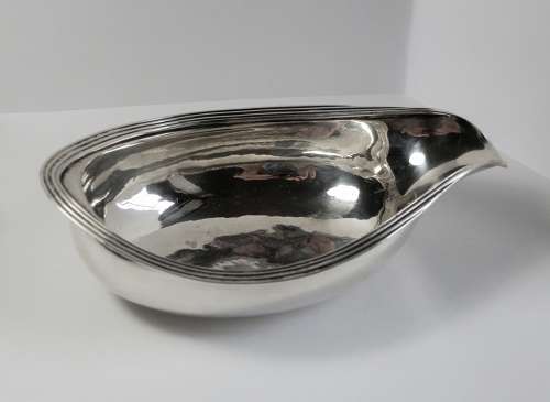 A George III silver pap boat or feeder, Wm Eaton London 1809