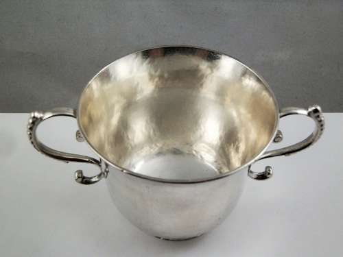 Guernsey silver christening cup, Pierre Mangy, c.1753