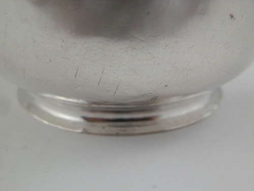 Guernsey silver christening cup, Pierre Mangy, c.1753