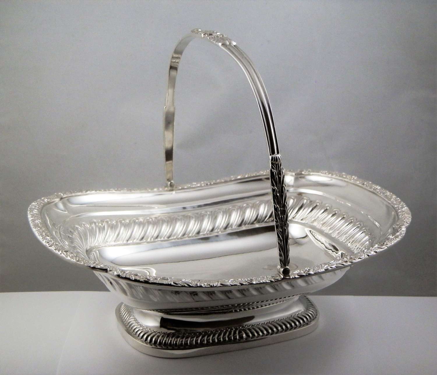 Victorian silver fruit bowl , Goldsmiths of London 1901