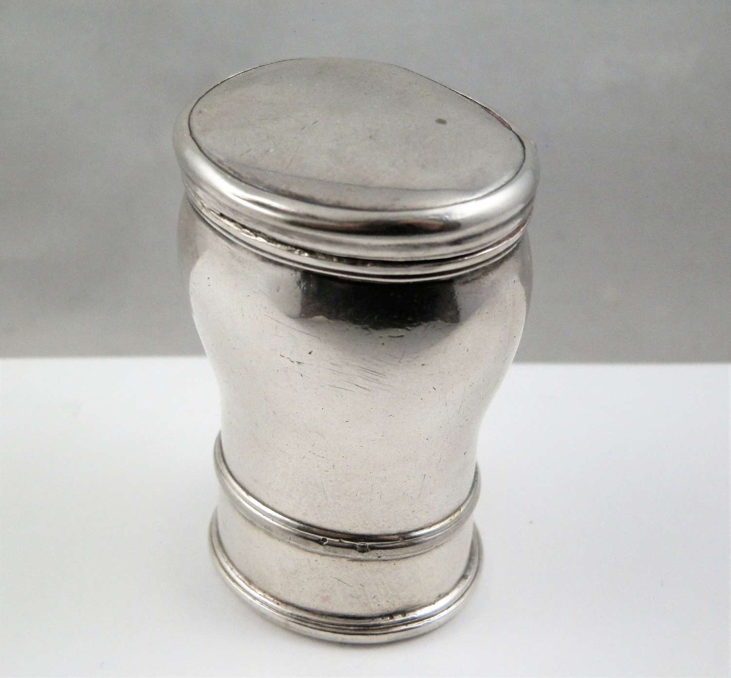 A Jacobite style silver snuff mull, Scottish c.1750