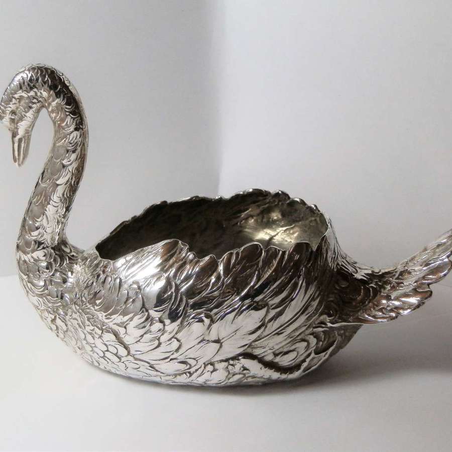 A silver imported Swan from Hanau, Chester 1890