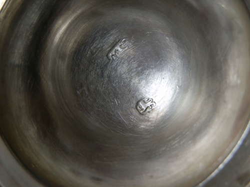 A George III silver mustard pot, London 1773