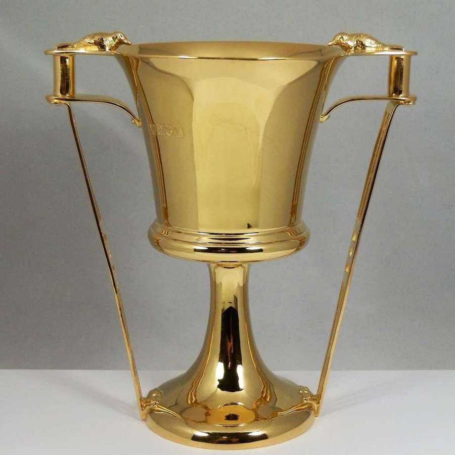 An Edwardian silver gilt replica of the Nestor Cup, London 1905