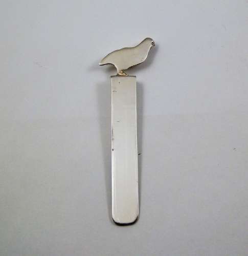 A set of 10 silver grouse shooting peg markers, Sheffield 2020