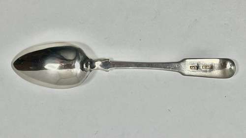 Scottish Provincial Silver tea spoon, Wm Ferguson, Peterhead c.1810
