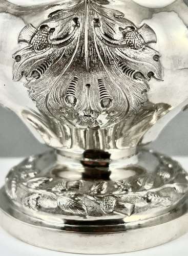 William IV style silver mug with Scottish decoration, c. 1900