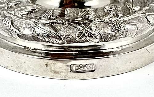 William IV style silver mug with Scottish decoration, c. 1900