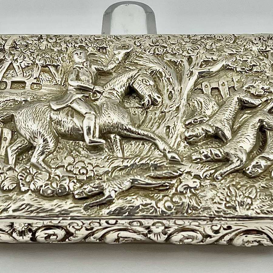 William IV Antique silver snuff box, Edward Smith 1836