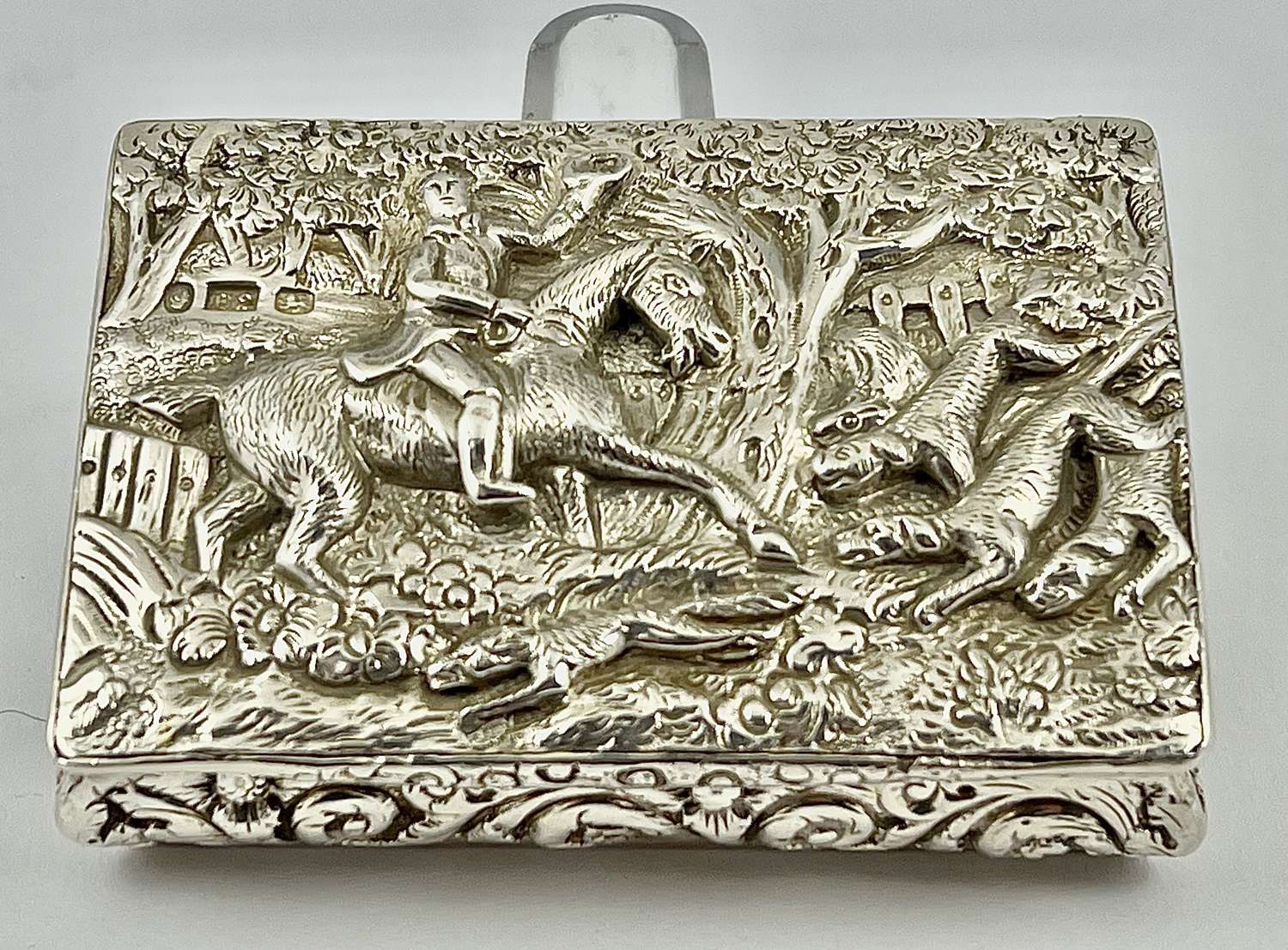 William IV Antique silver snuff box, Edward Smith 1836