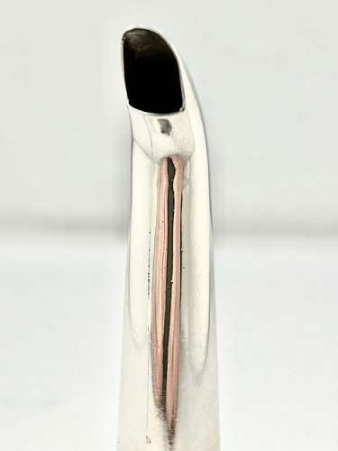 George III silver 3 piece wine funnel, London 1785