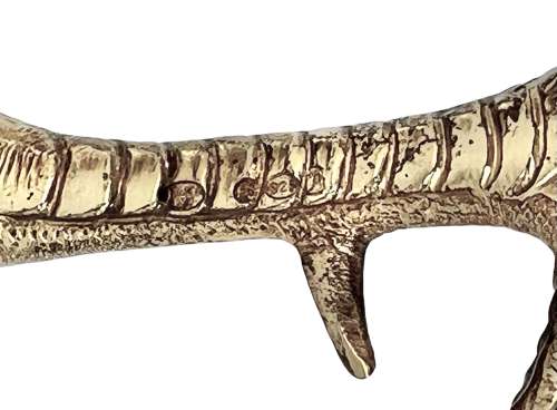 Elizabeth II continental silver and gilt table pheasants. c.1960