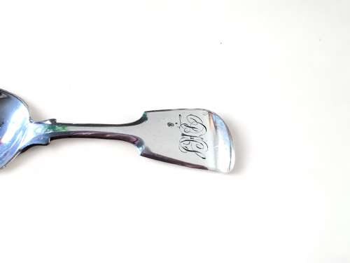 Scottish Provincial Silver Aberdeen caddy spoon, William Jamieson 1810