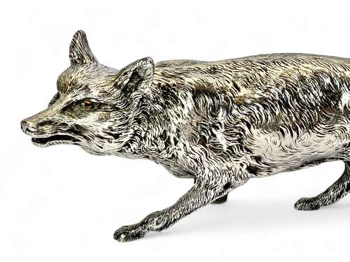 Elizabeth II large Scottish silver fox, Edinburgh 1964.