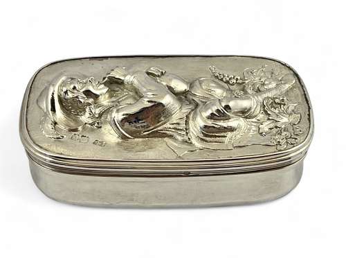 George IV silver snuff box, Edward Farrell, London 1822