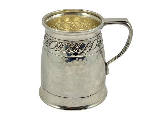 Edwardian antique Liberty and Co. Silver cup, Birmingham 1902