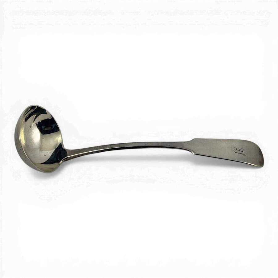 Scottish Provincial Silver Antique Elgin ladle, William Ferguson c.1829