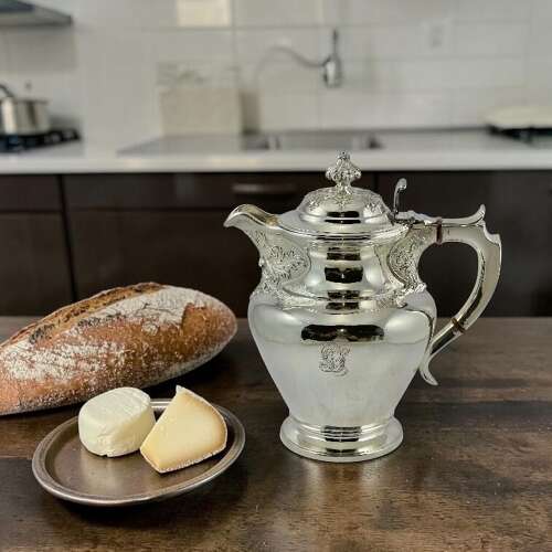 William IV large antique Scottish silver water jug, Edinburgh 1837