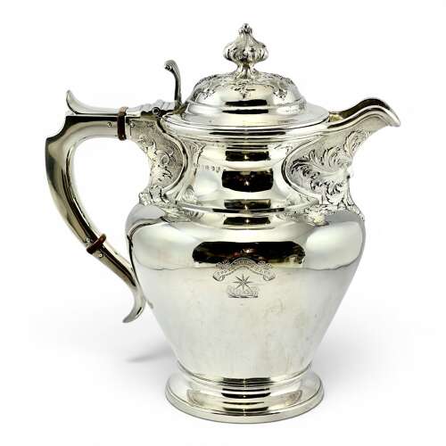 William IV large antique Scottish silver water jug, Edinburgh 1837