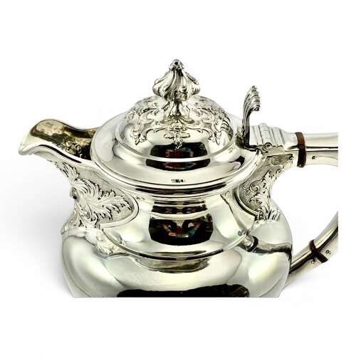 William IV large antique Scottish silver water jug, Edinburgh 1837