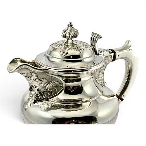William IV large antique Scottish silver water jug, Edinburgh 1837